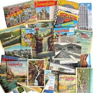 Vintage Postcard Lot Unposted USA Teich Knopp Linen Topographical 1940s 1950s
